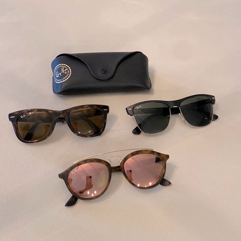 Bundle! 3 different style Ray Bans